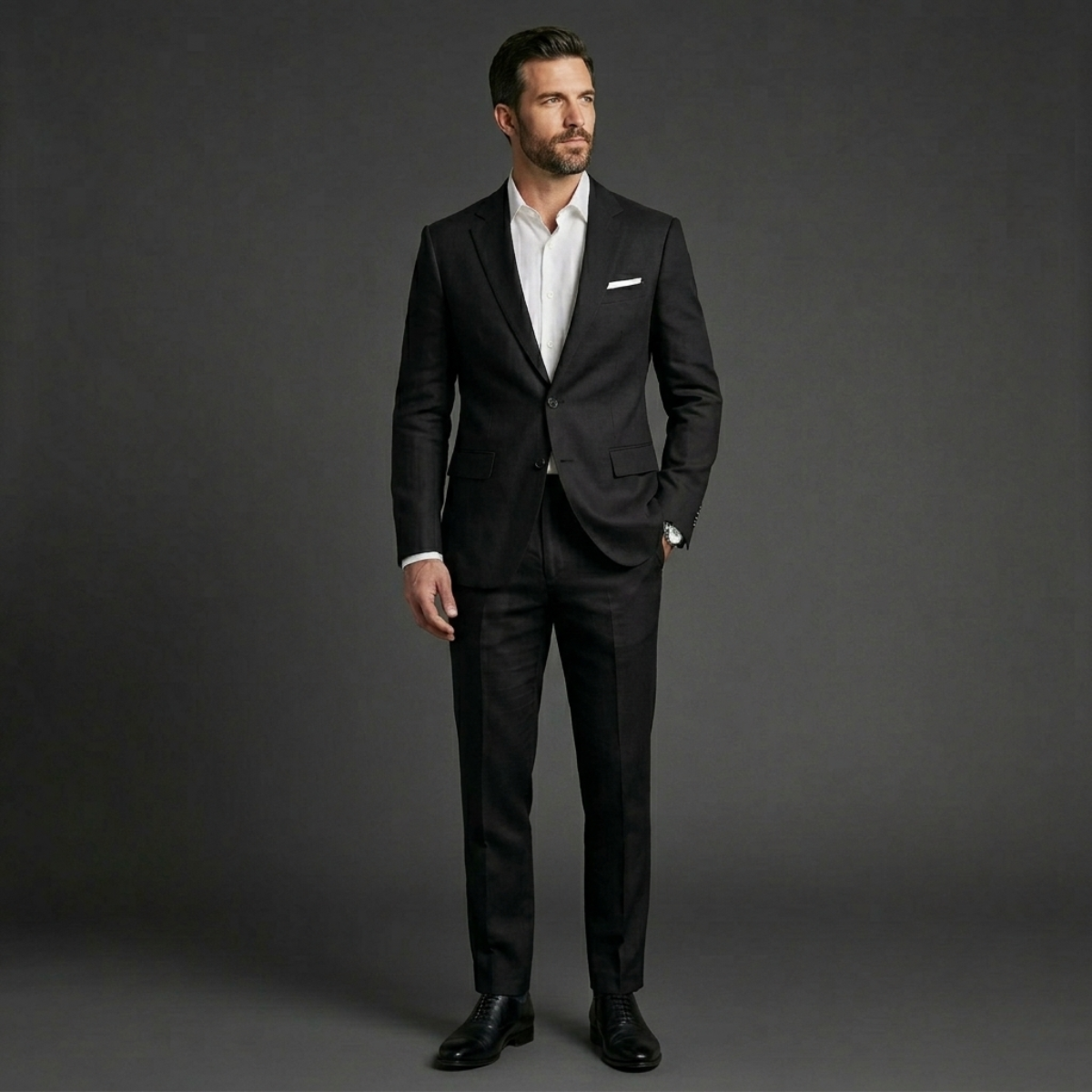 The Brescia Men’s Two Piece Suit – Slim Fit Blazer and Pants Formal Set
