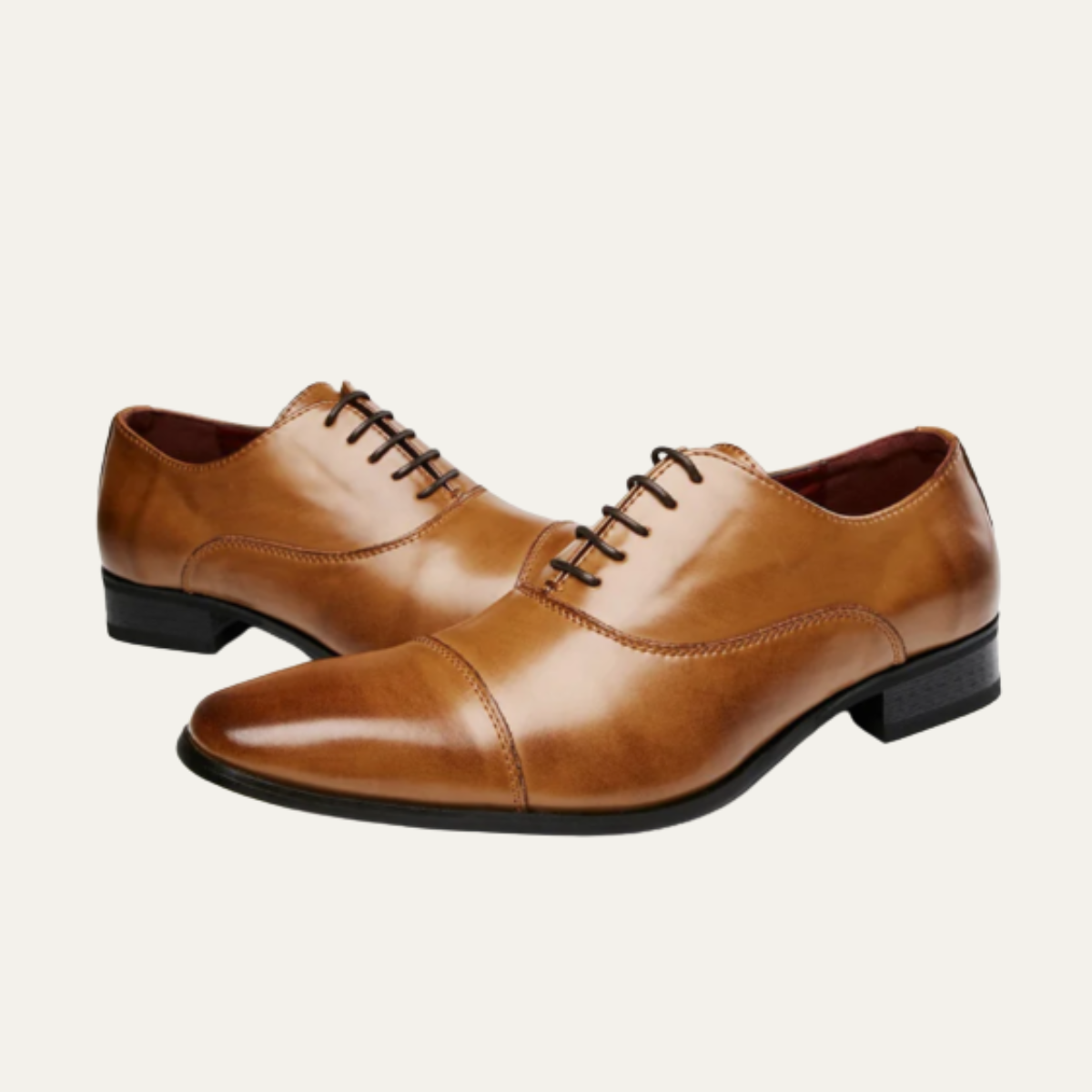 The Albright Men’s Polished Formal Lace Up Leather Dress Shoes