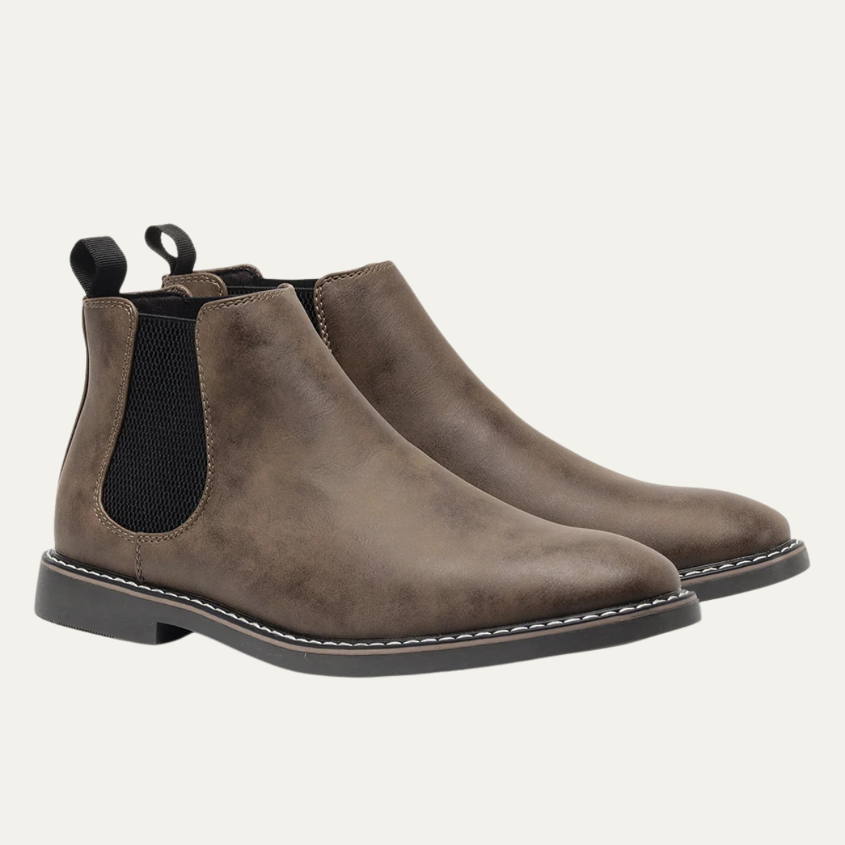 The Treviso Men's Retro Smart Casual Slip-On Chelsea Boots