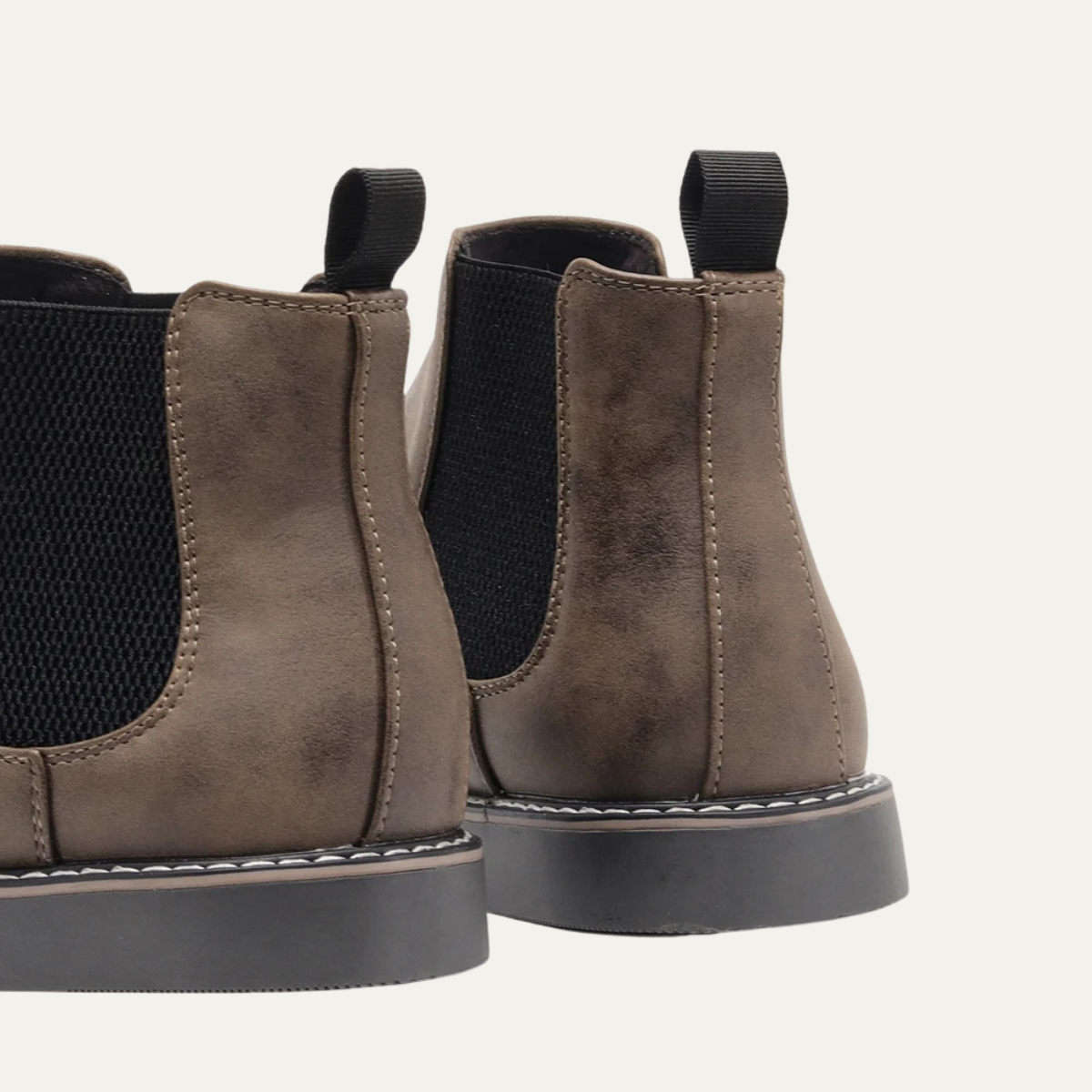 The Treviso Men's Retro Smart Casual Slip-On Chelsea Boots