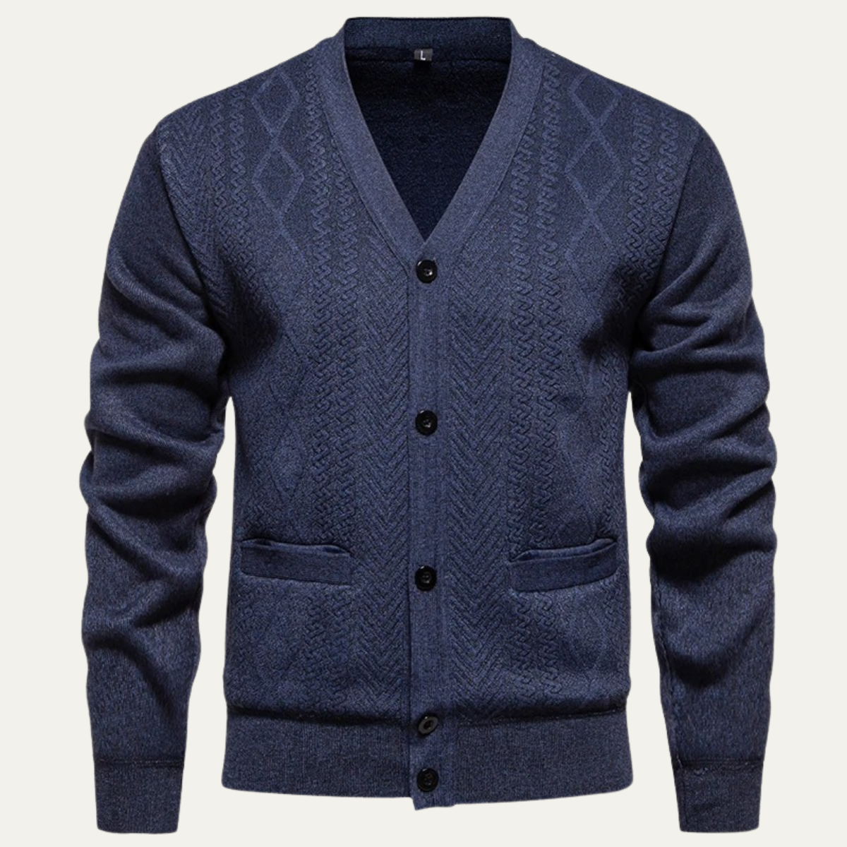 The Northwood Men’s V Neck Button U Soft Knit Cardigan