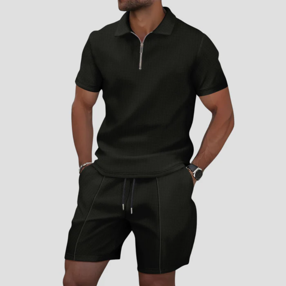 The Riccione Men’s Polo and Shorts Set