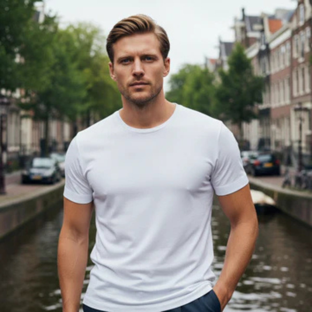 The Wentworth Men’s Premium Crew Neck Cotton T-Shirt