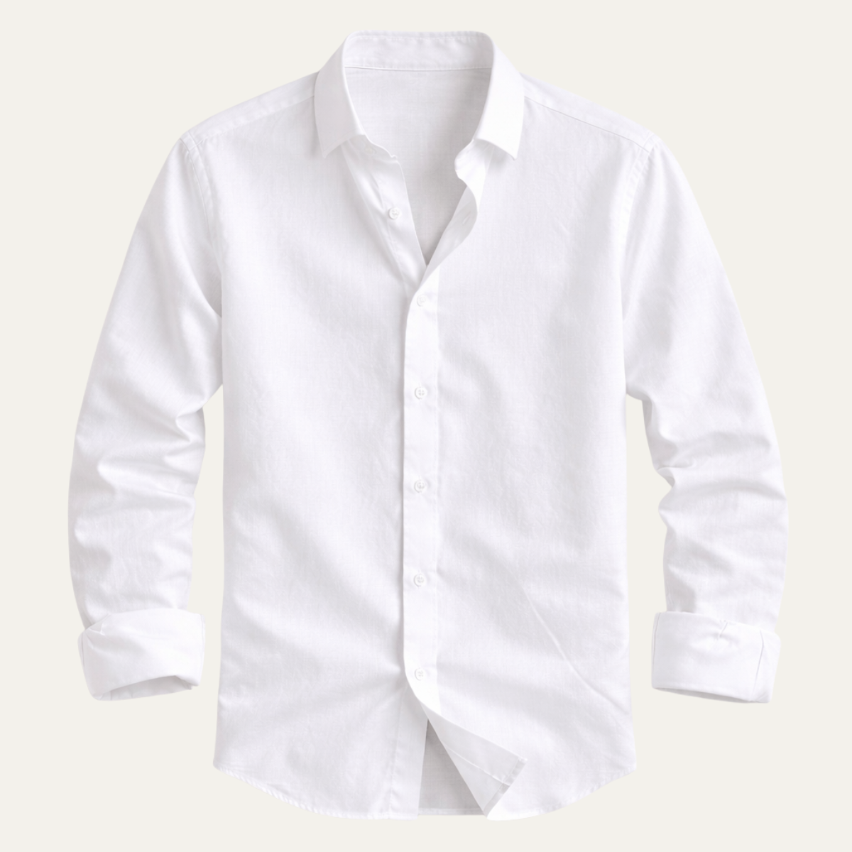 The Cala Luna Men’s Cotton Linen Button Up Beach Shirt