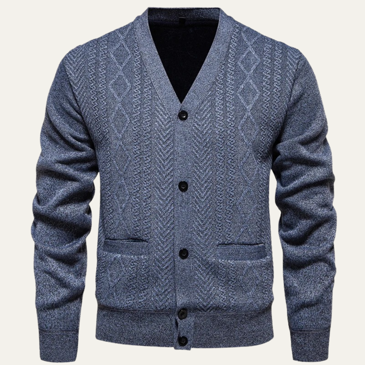 The Northwood Men’s V Neck Button U Soft Knit Cardigan