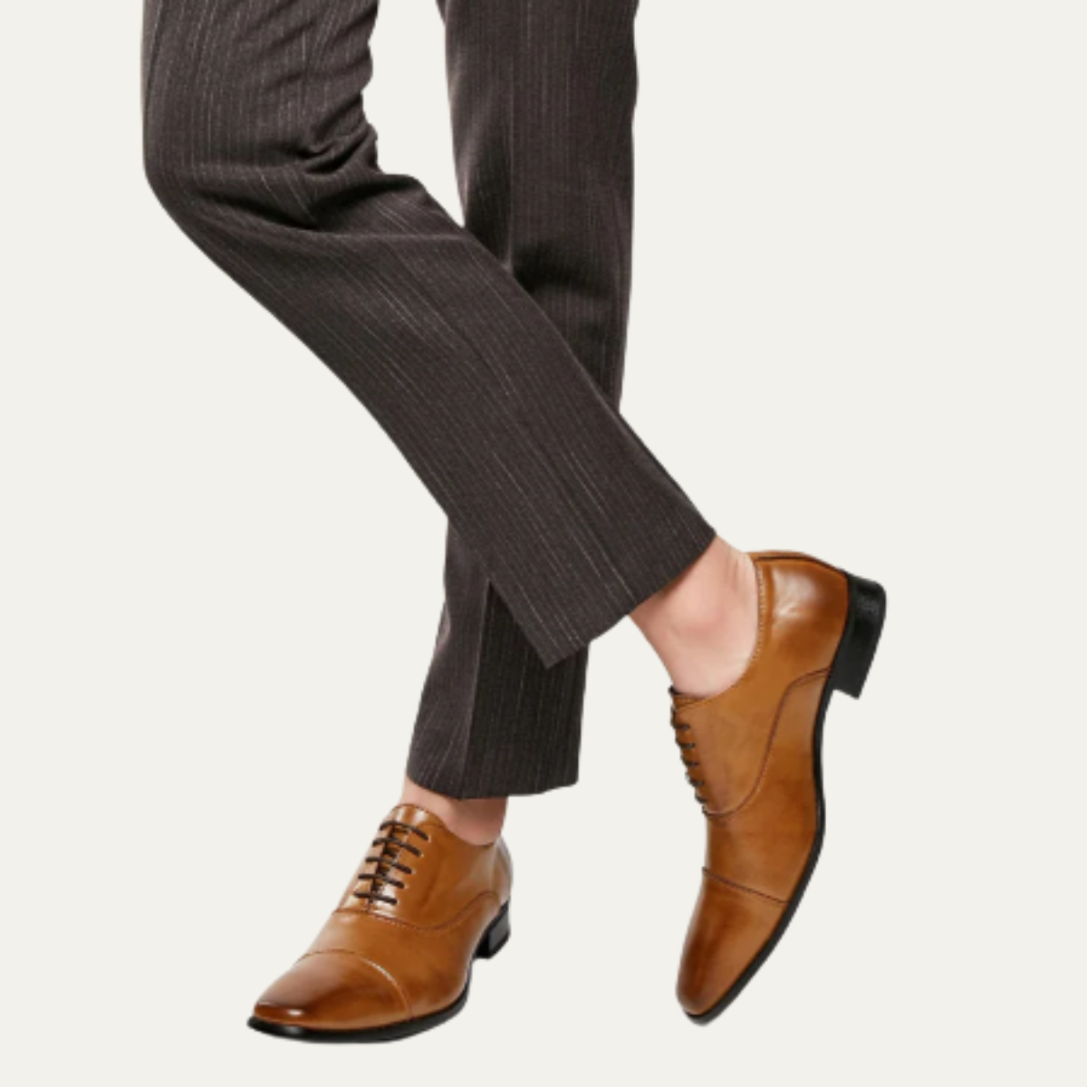 The Albright Men’s Polished Formal Lace Up Leather Dress Shoes