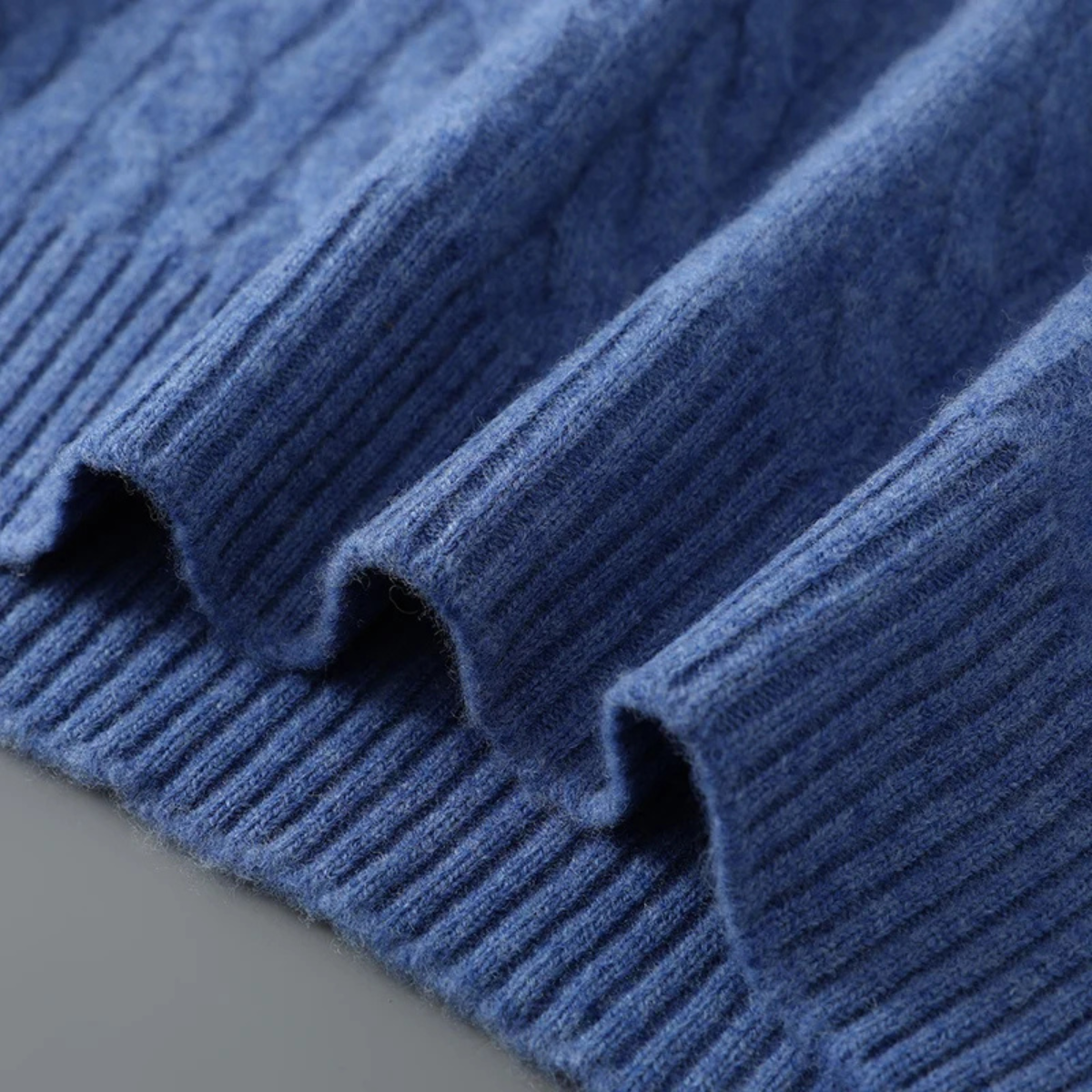 The Pinecrest Men's Warm Mock Neck Winter Knit Half Zip Sweater