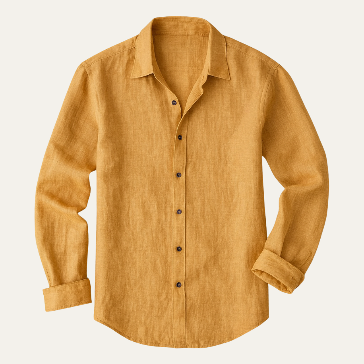 The St. Tropez Vintage Long Sleeve Linen Shirt for Men