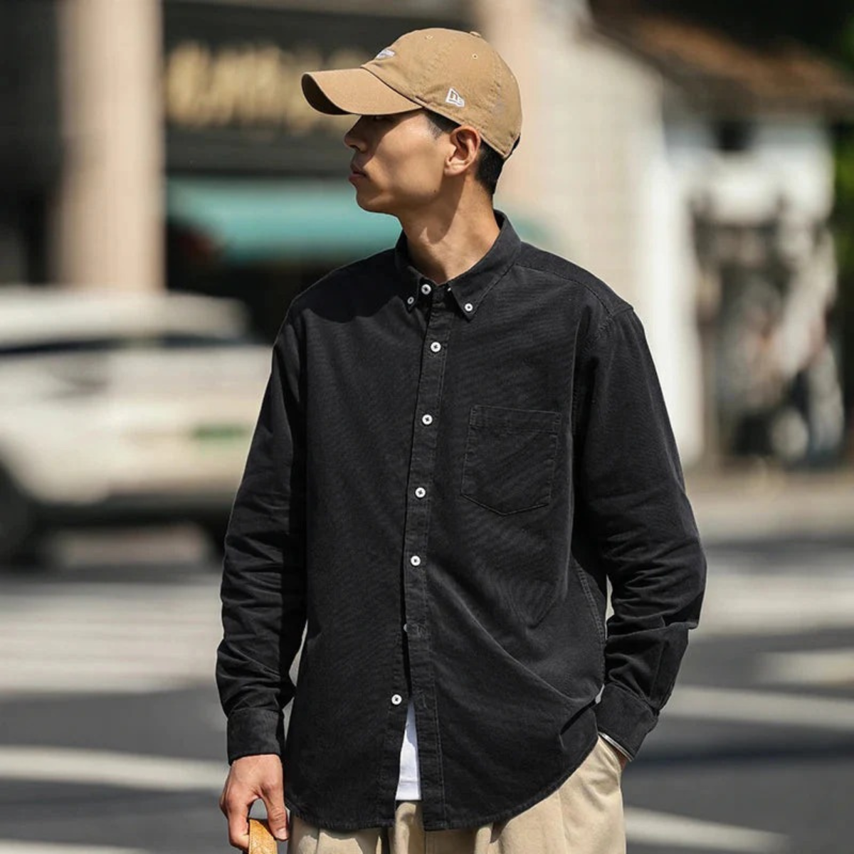 The Paris Premium Cotton Corduroy Shirt for Men