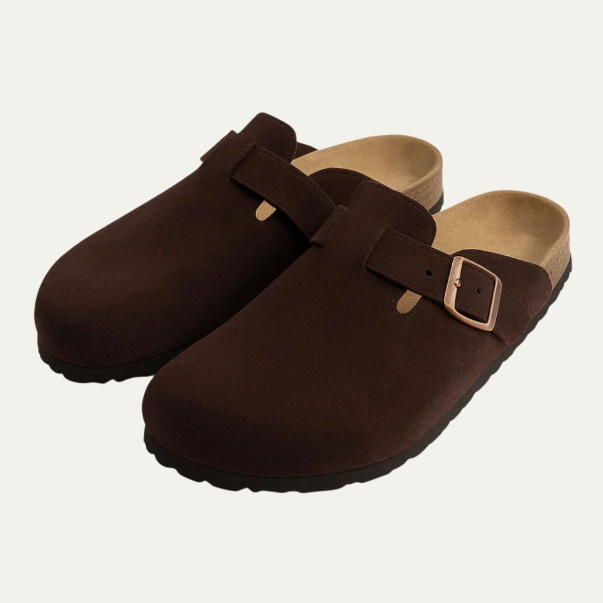 The Amalfi Men's Brown Old Money Suede Moccasin Slipper