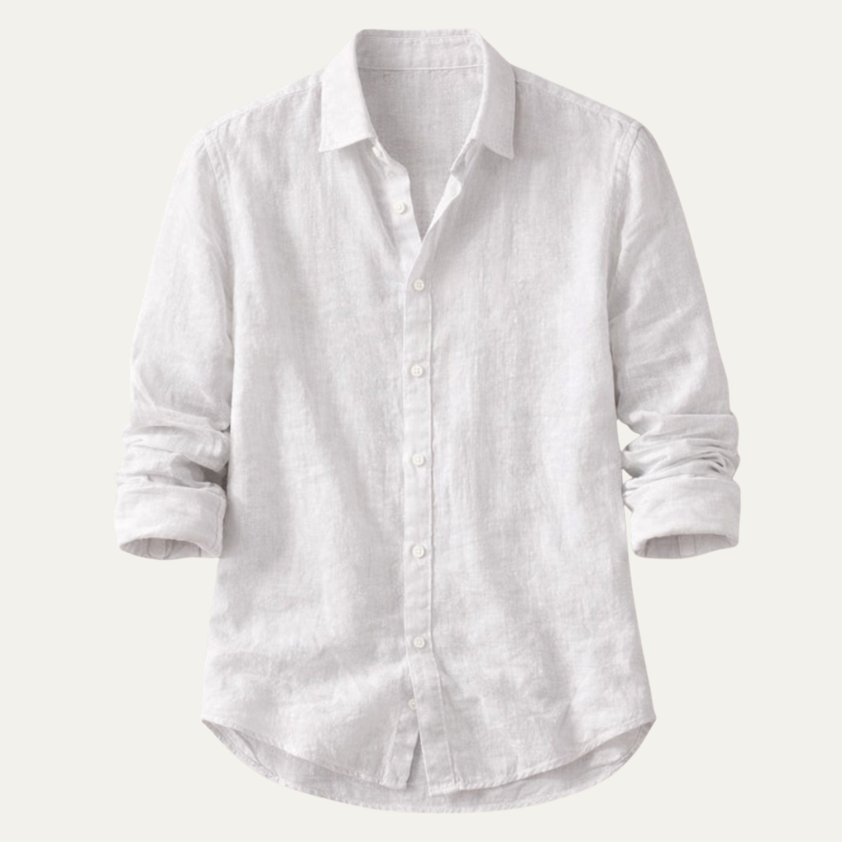 The Silverwood Hill Men's Lightweight Linen Summer Casual Button Up Shirt
