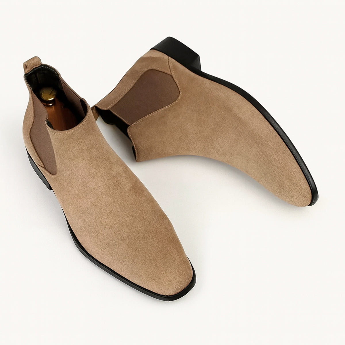 The Vienna Men’s Suede Chelsea Boots - Elegant Slip On Shoes