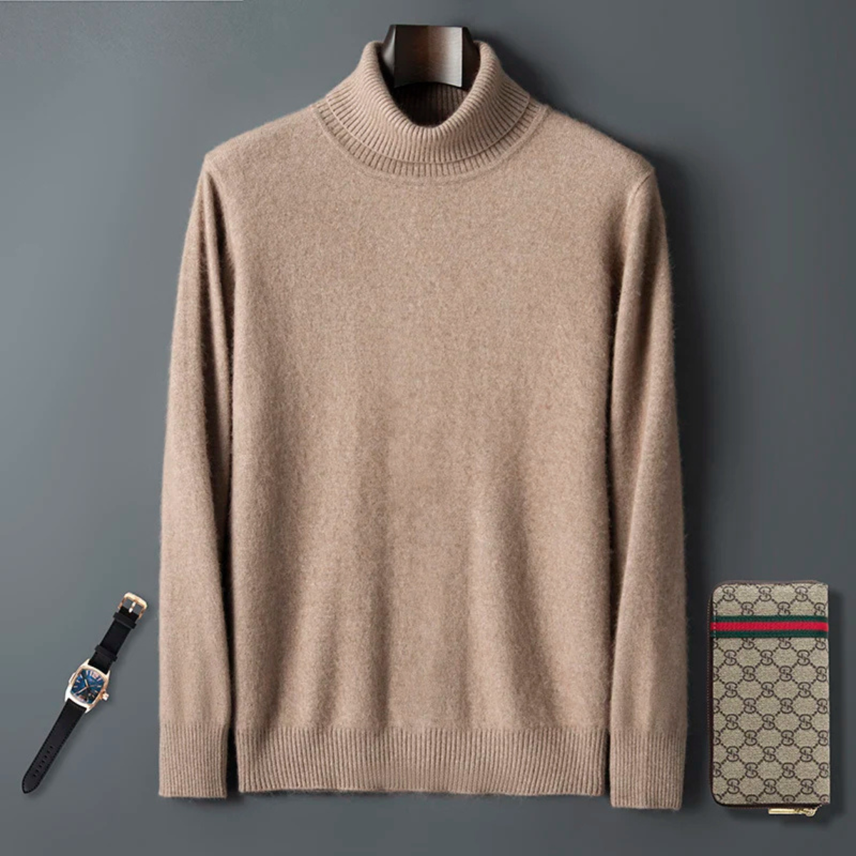 The Rosehaven Sweater – Men's 100% Soft Luxury Wool Knit Sweater