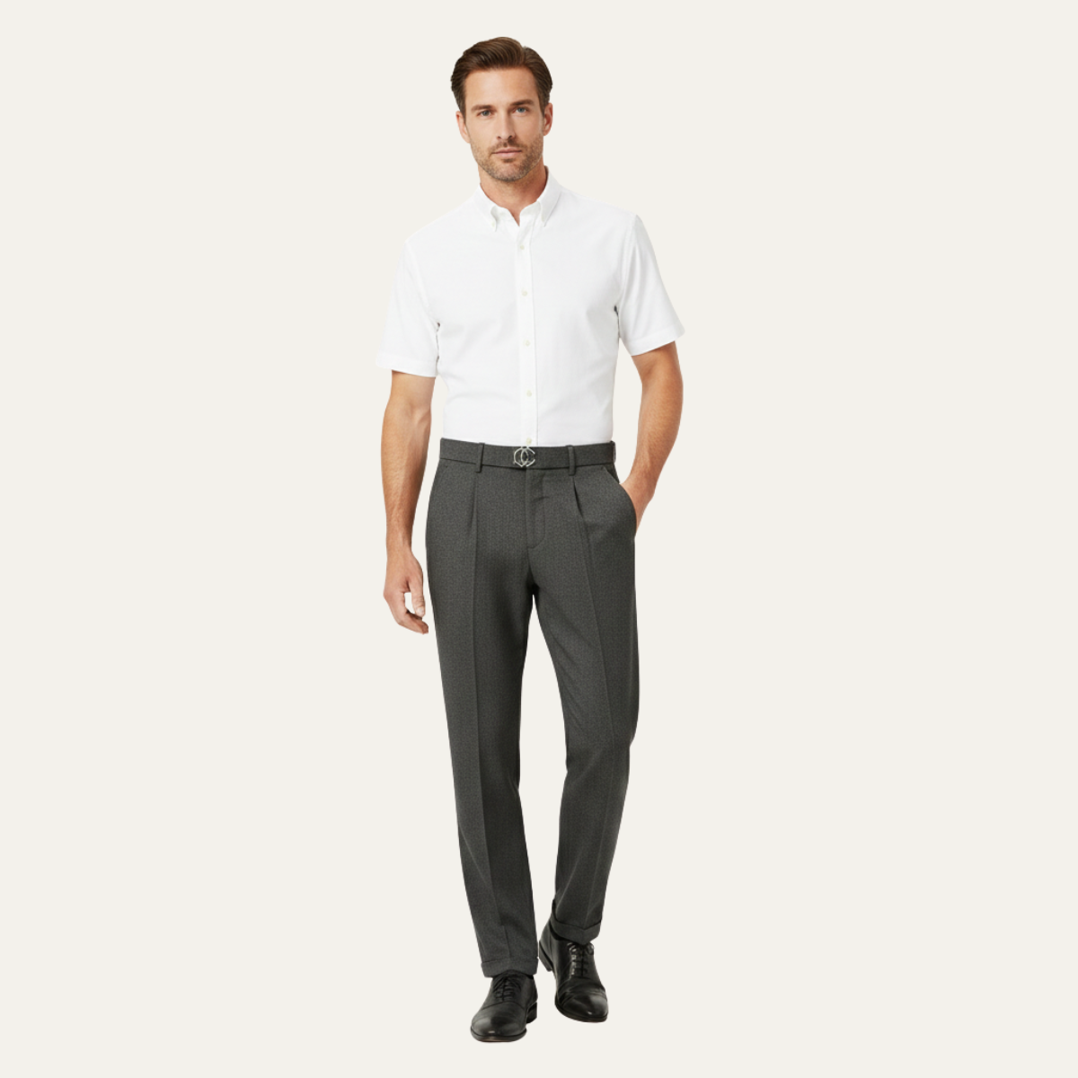 The Northshore Men’s Slim Fit Pleated Linen Dress Pants