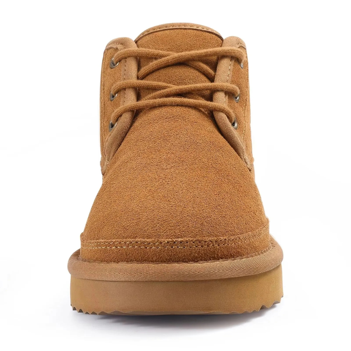 The Ridgefall Men's Cozy Suede Warm Fur Lined Non Slip Snow Boots