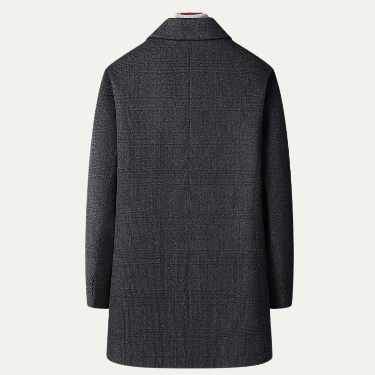 The Sanremo Men’s Winter Mid Length Wool Down Overcoat