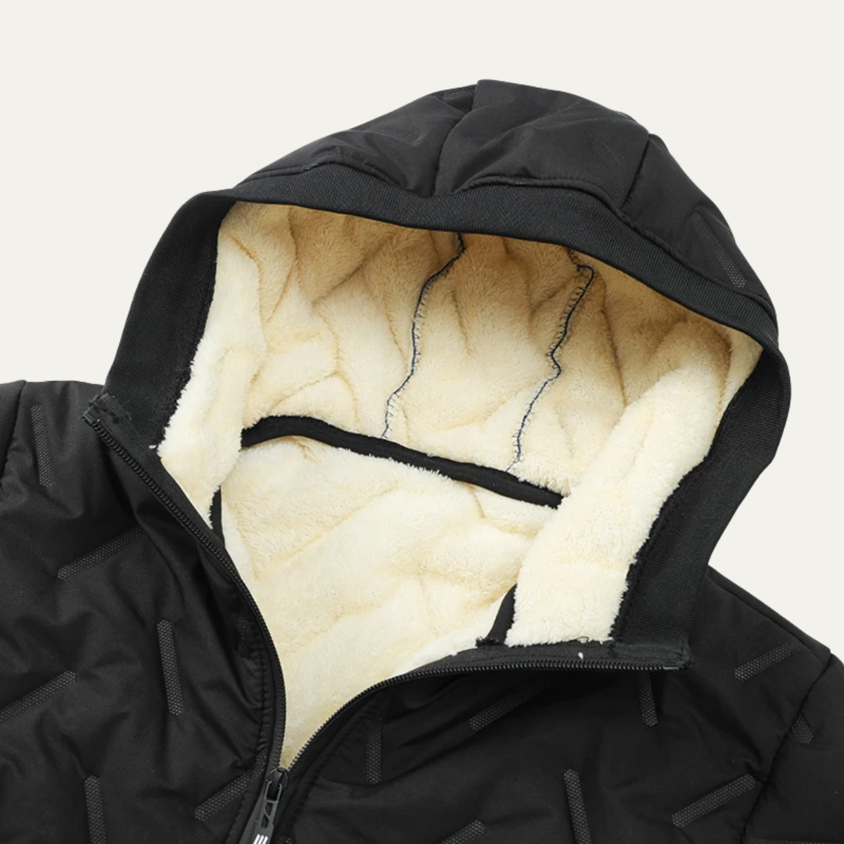 The Fairmont Hill Men’s Thermal Fleece Windproof Hooded Jacket