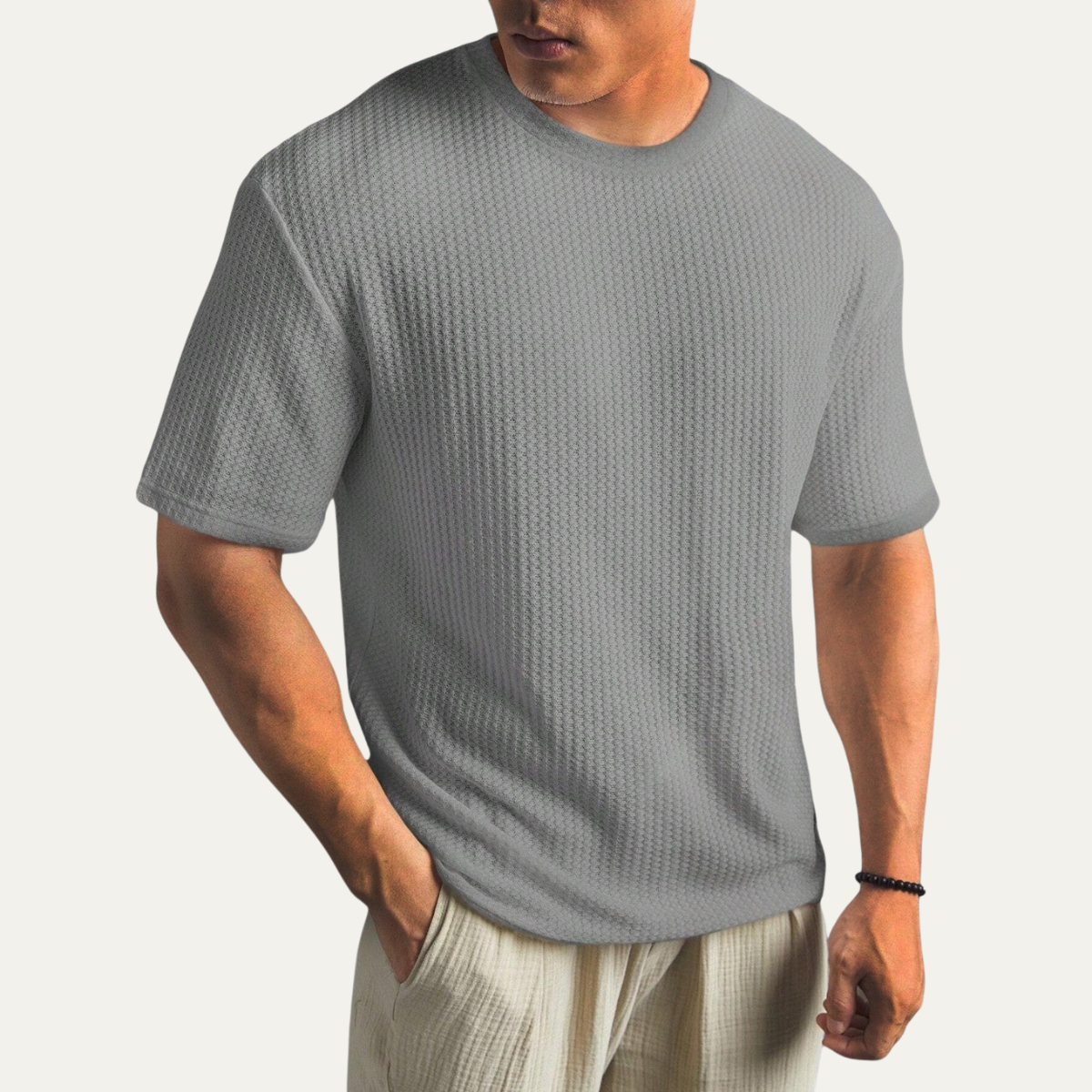 The Berkhamsted Men's Textured Cotton Casual Shirt