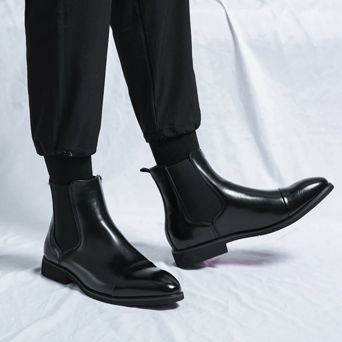 The Rossano Men’s Formal Leather Chelsea Boots
