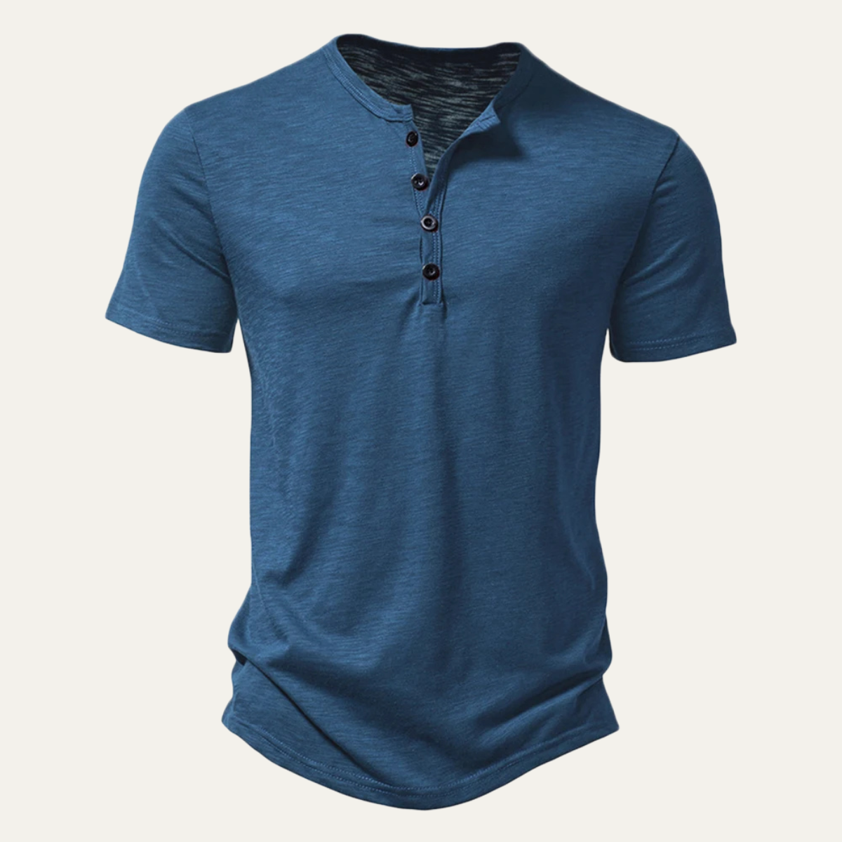 The Bathwick Men’s Breathable Henley Collar Summer T Shirt