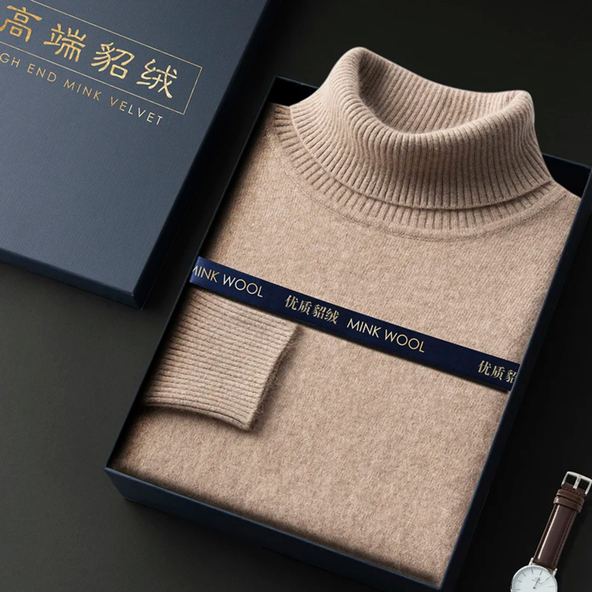 The Rosehaven Sweater – Men's 100% Soft Luxury Wool Knit Sweater