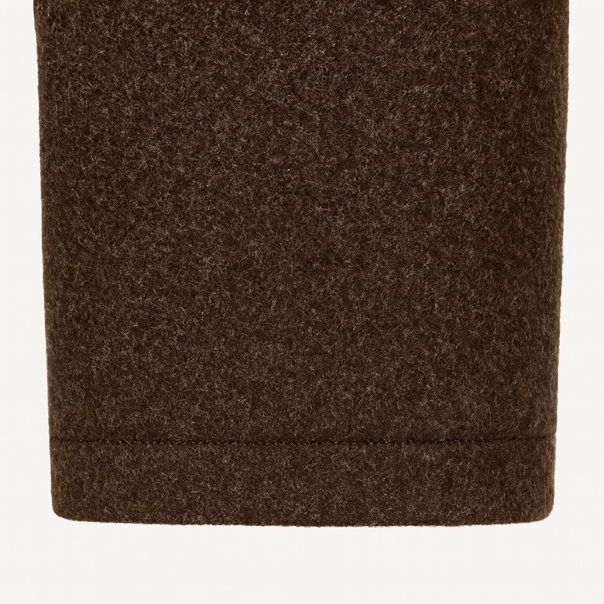 The Aldeburgh Men's Wool Blend Button Up Coat with Warm Lining