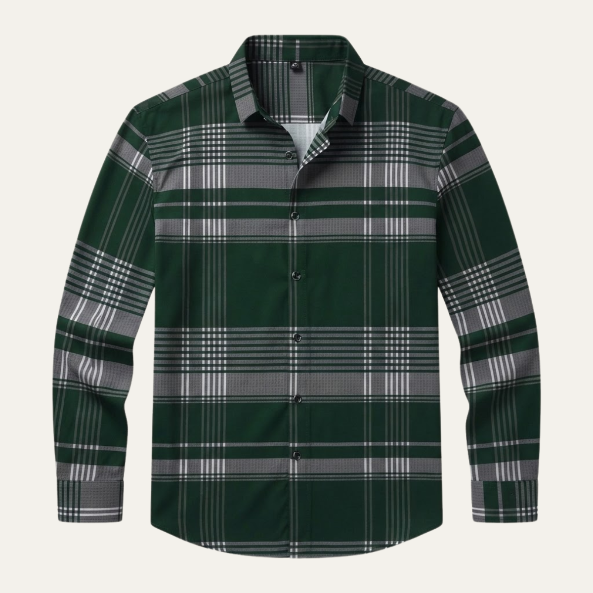 The Ashridge Men’s Classic Plaid Button Down Casual Shirt