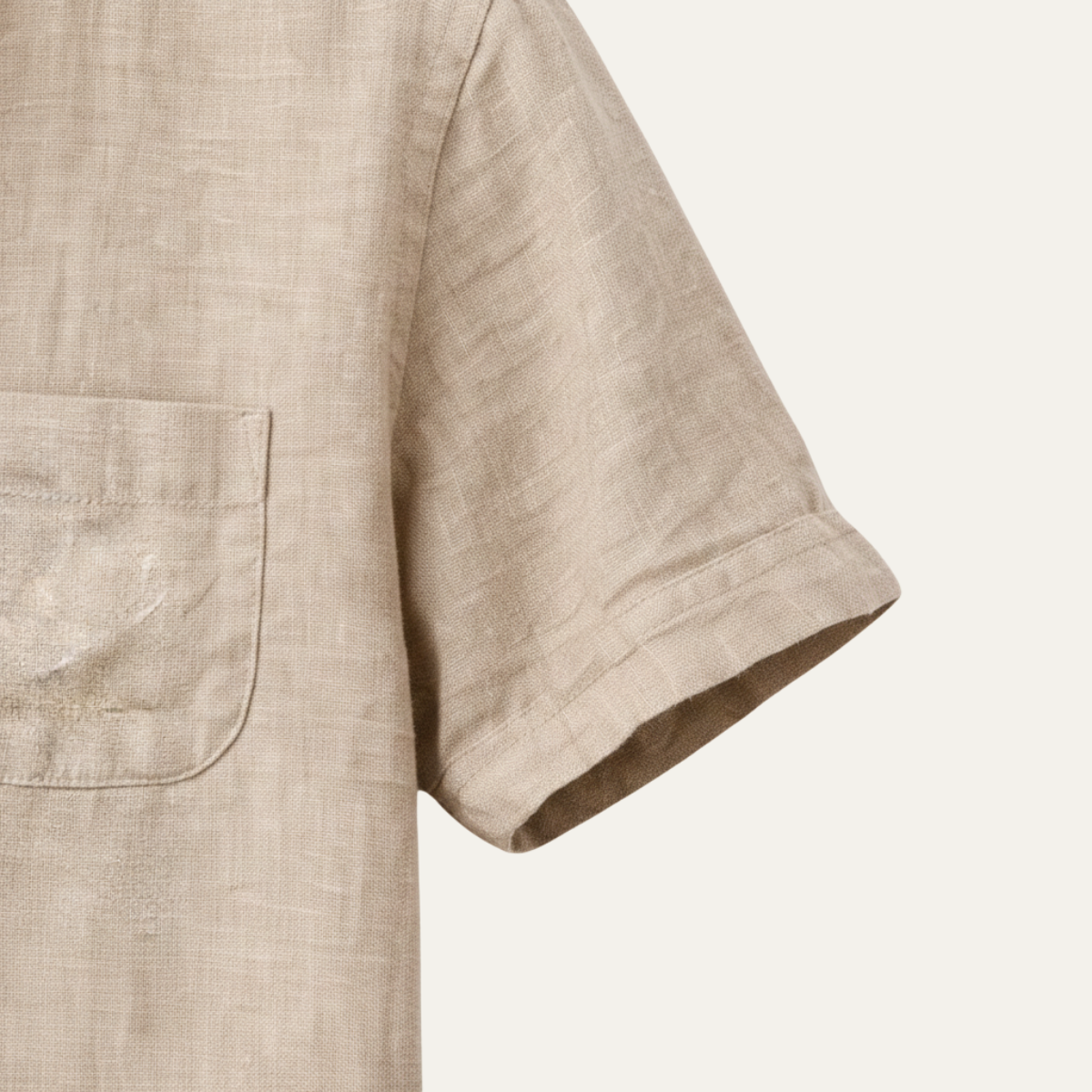The Aberdeen Men’s Trendy Cotton Linen Henley Shirt