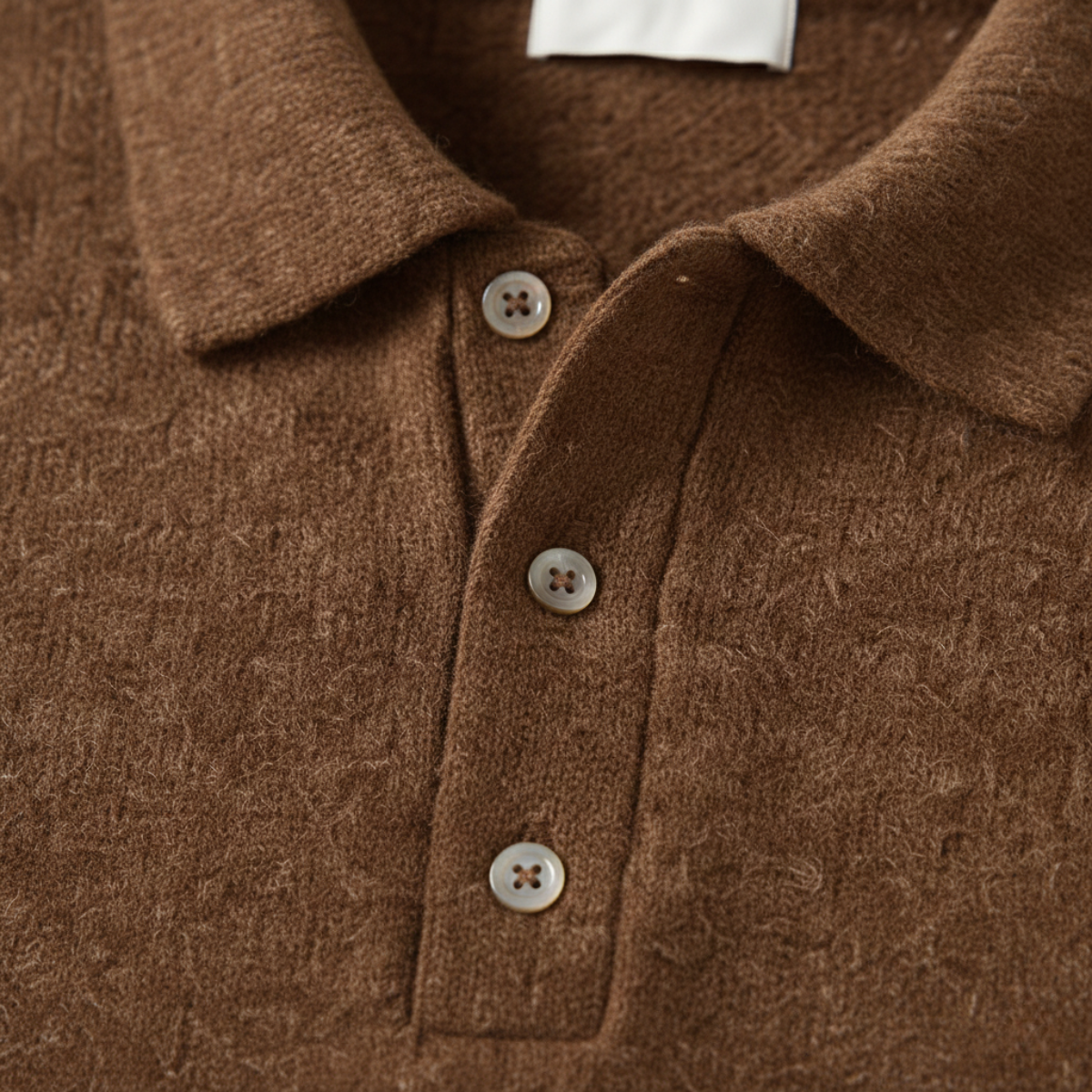 The Cedarfield Men's Trendy Soft Knit Polo Sweater