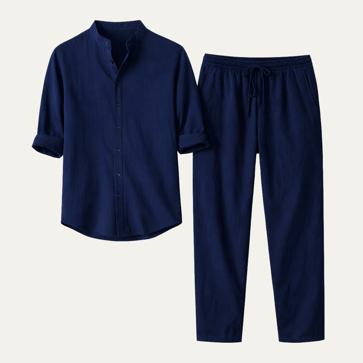 The Hampton Men’s Summer Lightweight Set – Shirt & Trousers