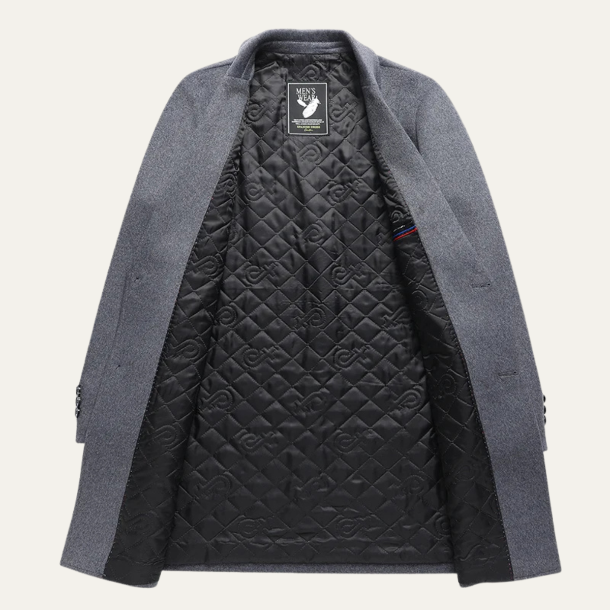 The Merano Men's Old Money Classic Wool Overcoat