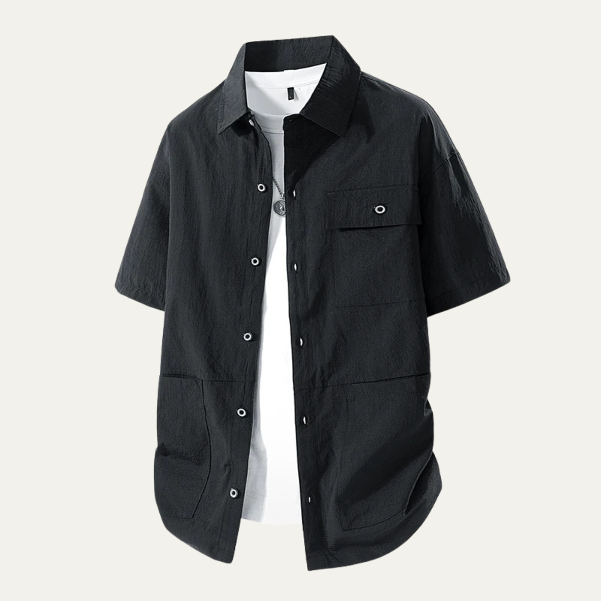 The Vernazza Men’s Casual Lightweight Button Down Shirt
