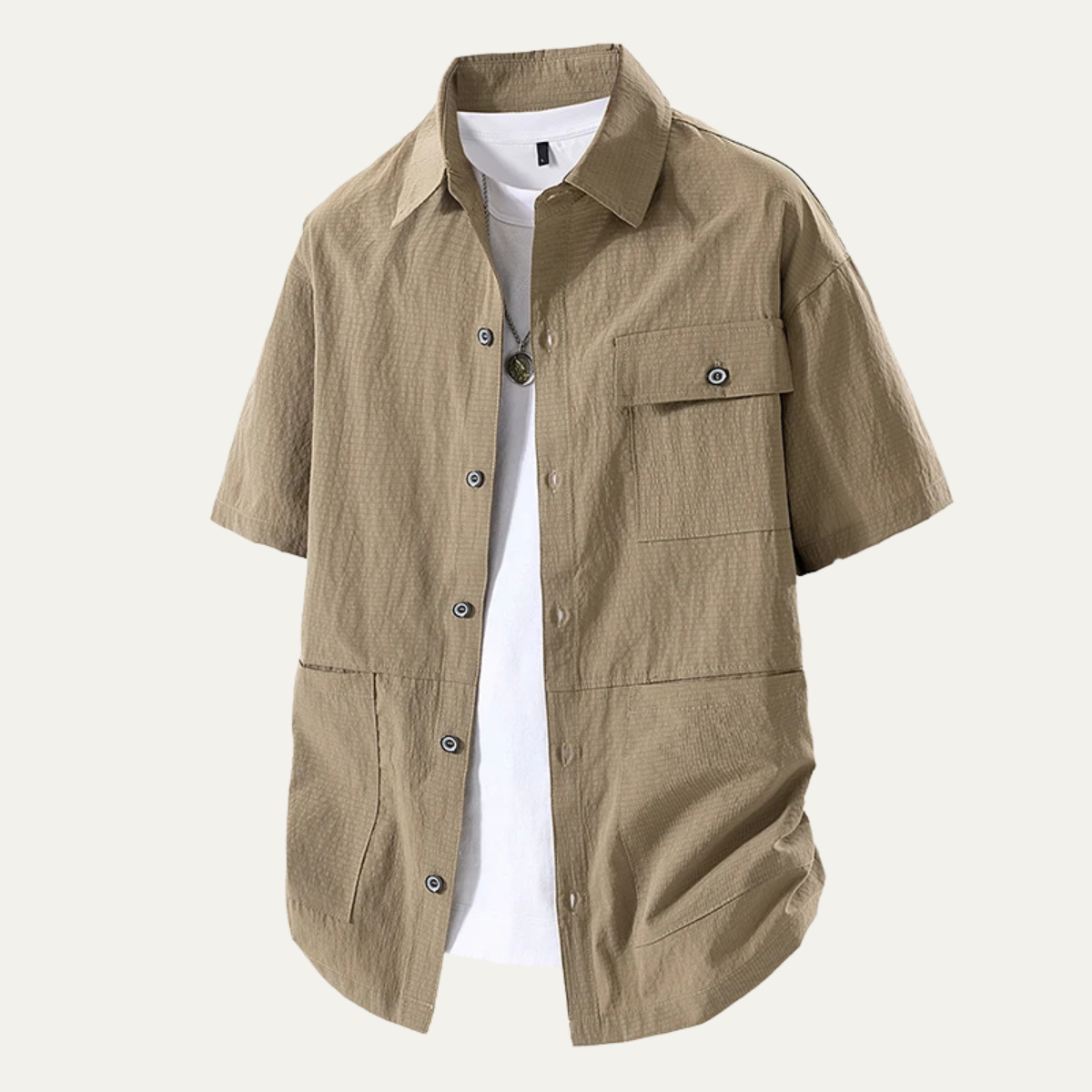 The Vernazza Men’s Casual Lightweight Button Down Shirt