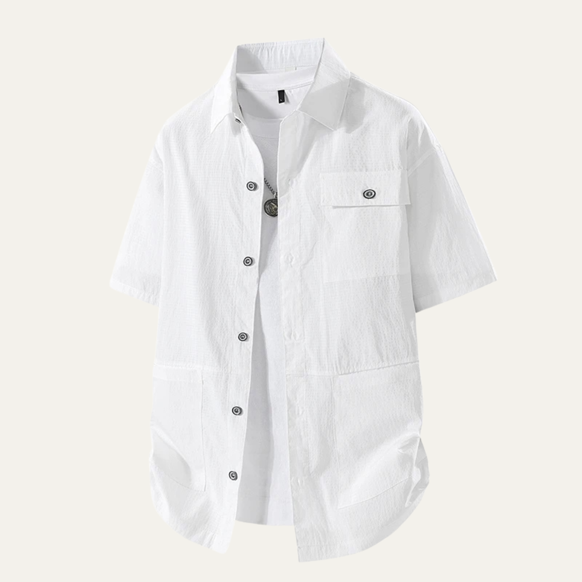 The Vernazza Men’s Casual Lightweight Button Down Shirt
