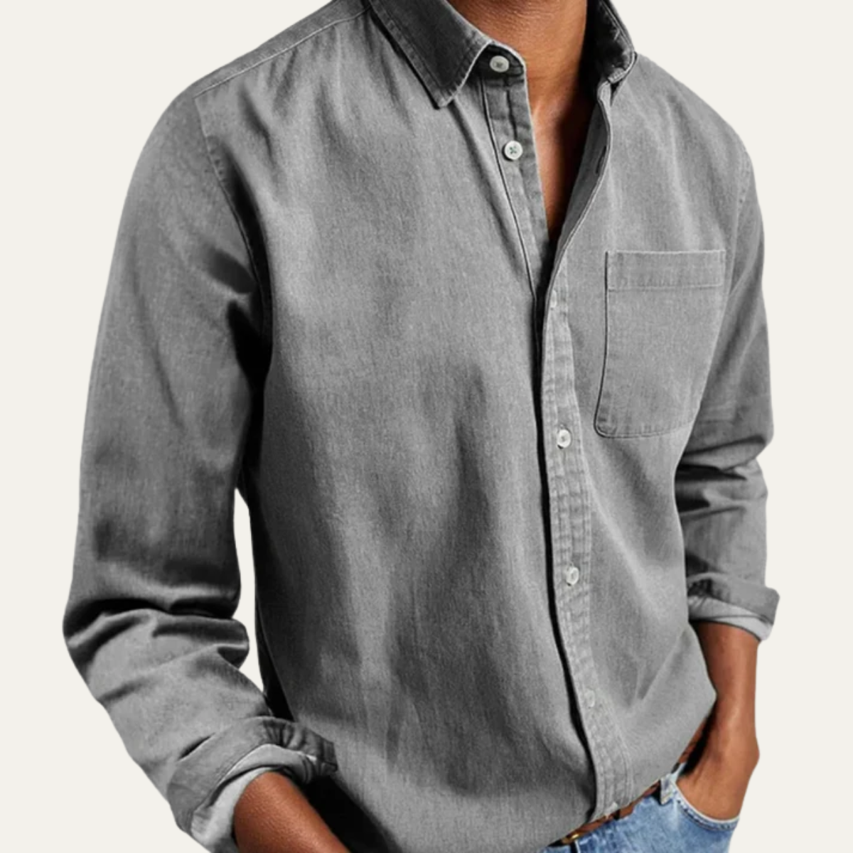 The Casale Men's Casual Long Sleeve Button Shirt