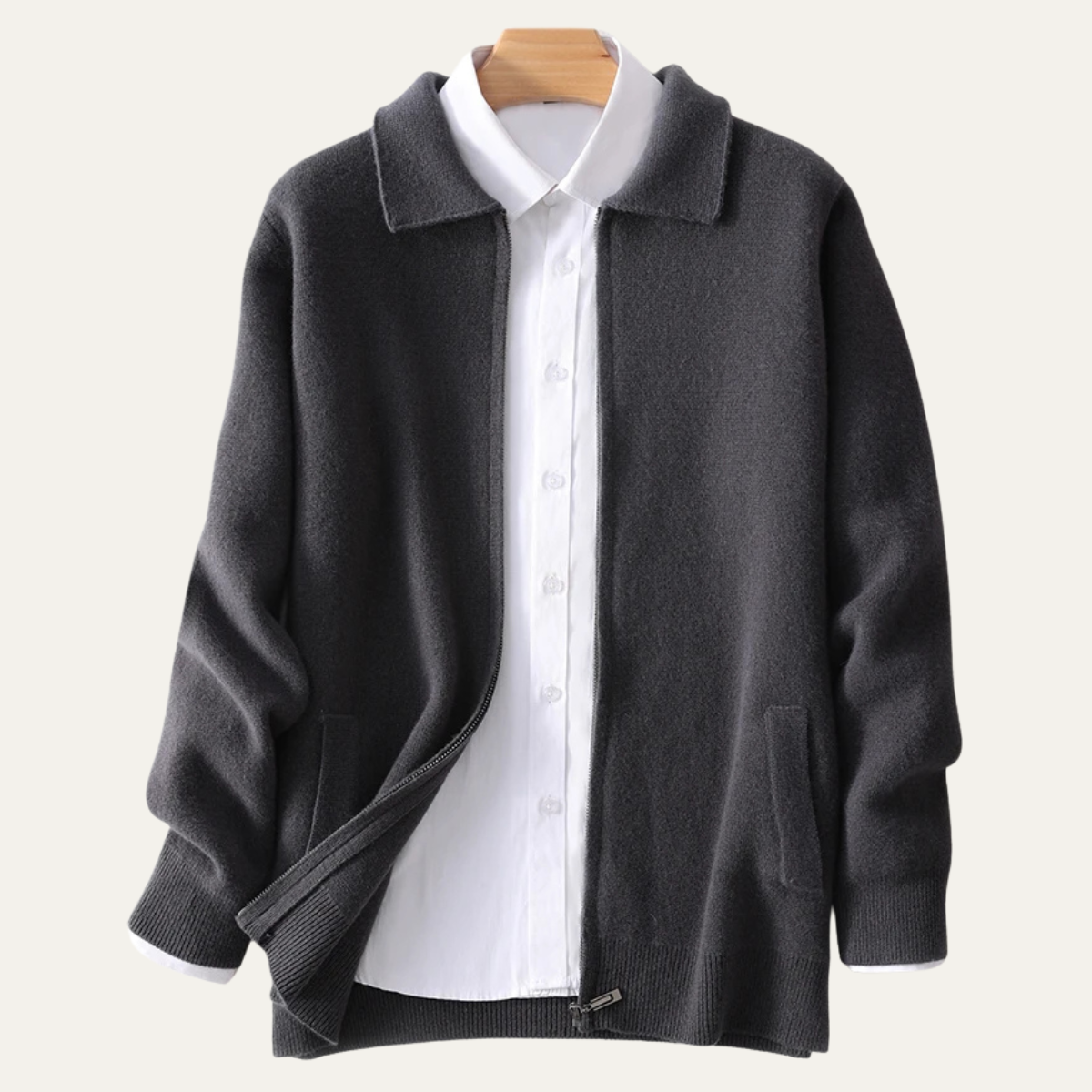 The Timberland Sweater – Men's Soft Luxury Wool Knit Cardigan