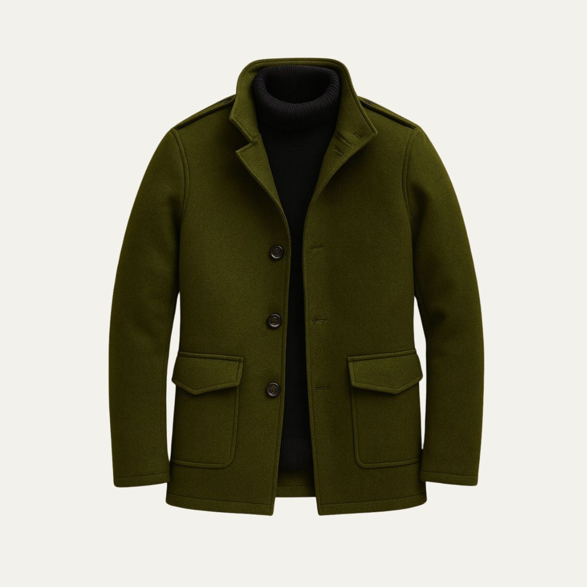 The Rome Wool Coat – Men’s Smart Tailored Overcoat
