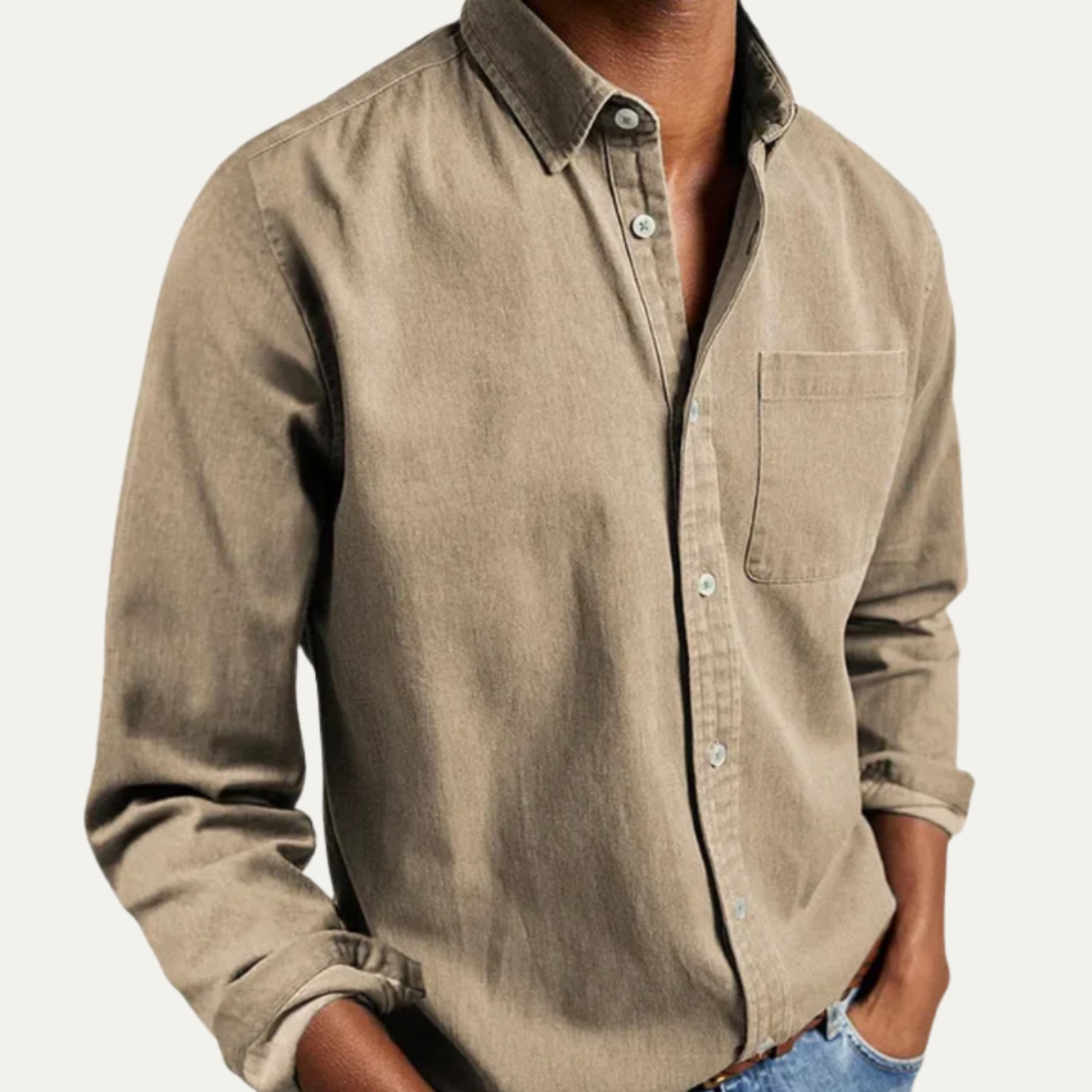 The Casale Men's Casual Long Sleeve Button Shirt