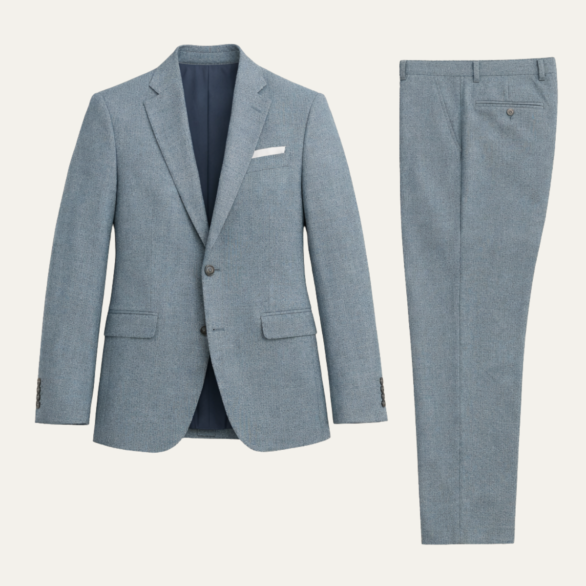 The Biella Men's Tailored Two Piece Suit