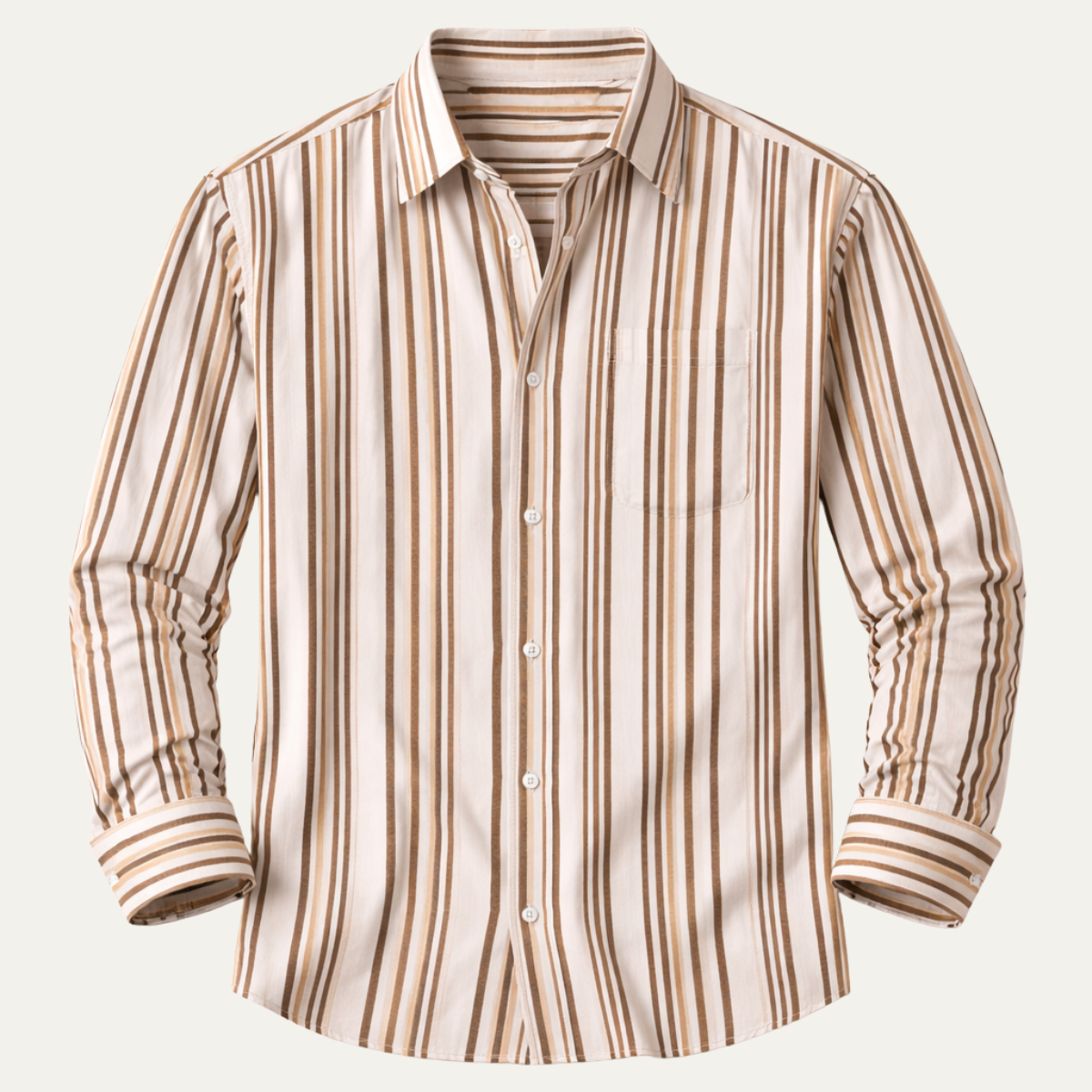 The Lecco Men’s Slim Fit Striped Business Dress Shirt