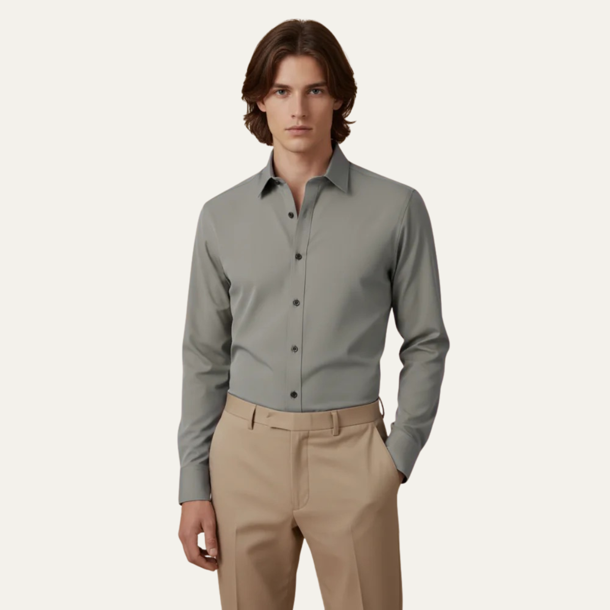 The Lucca Men’s Premium Long Sleeve Shirt