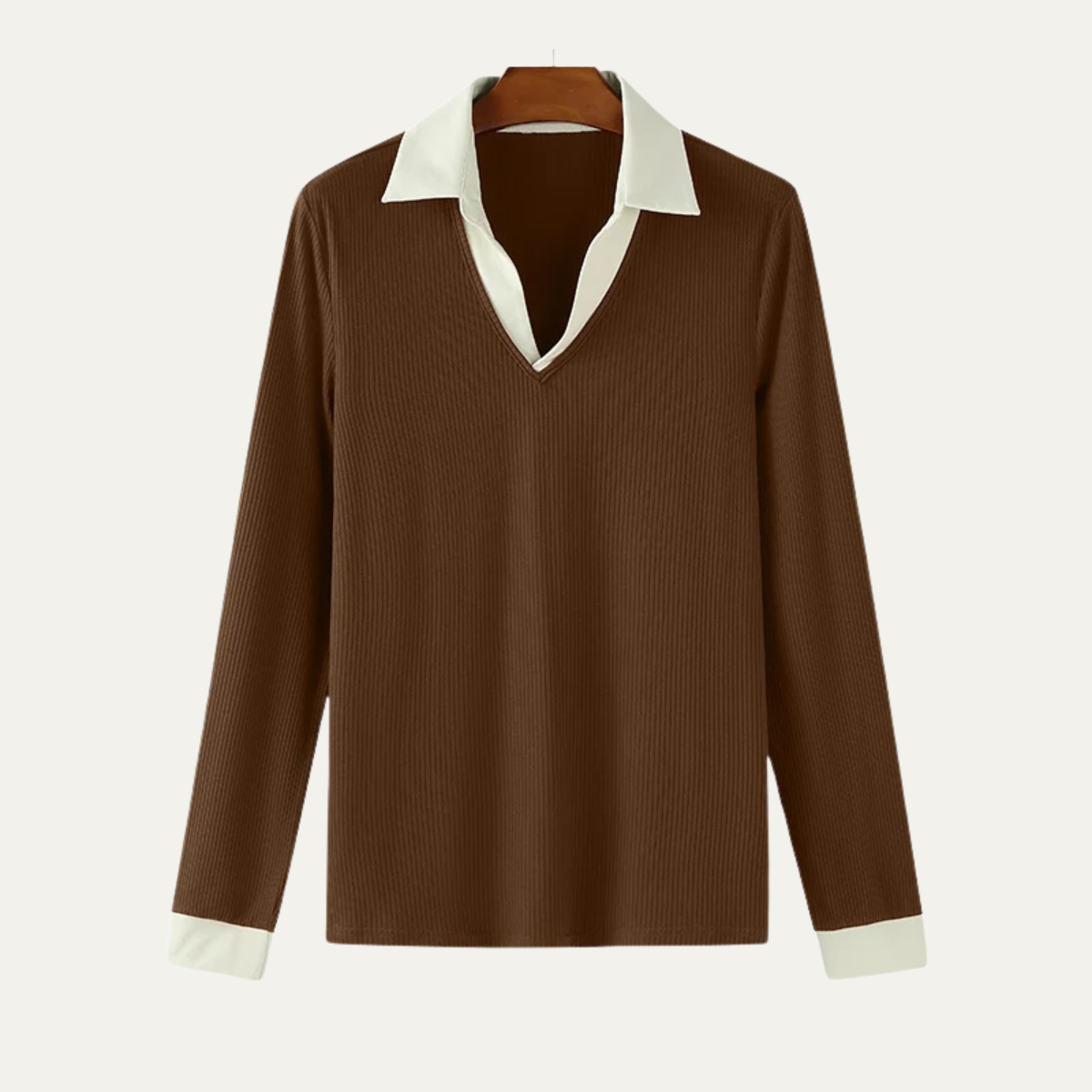 The Stromboli Men’s Slim Fit Casual Knit Patchwork Shirt
