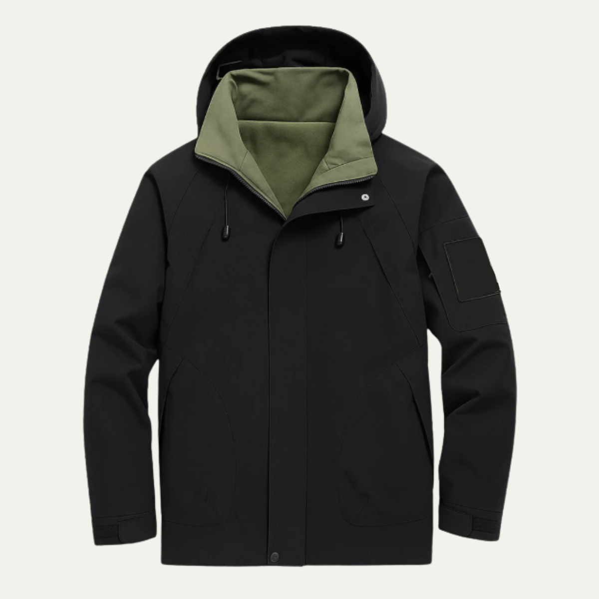 The Everfort Waterproof Rain Jacket – Windproof Hooded Outdoor Coat