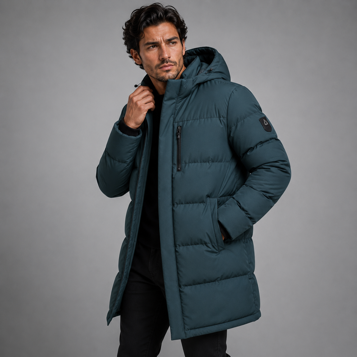 The Wickham Men's Insulated Longline Puffer Coat