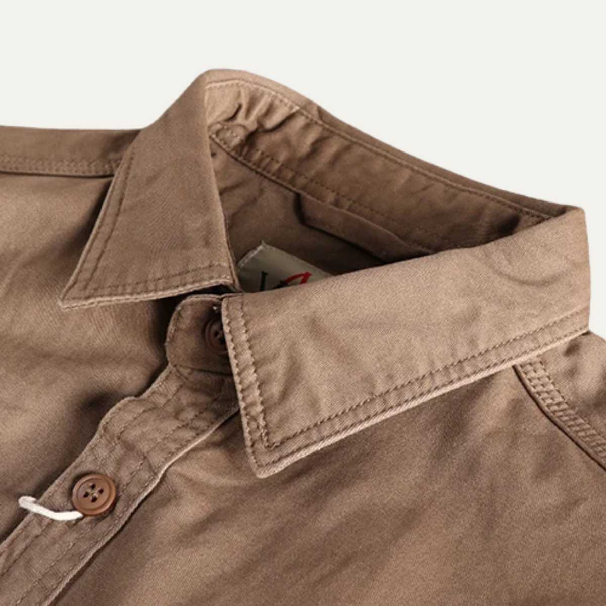 The Hillston Men’s Vintage Washed Utility Casual Shirt Jacket