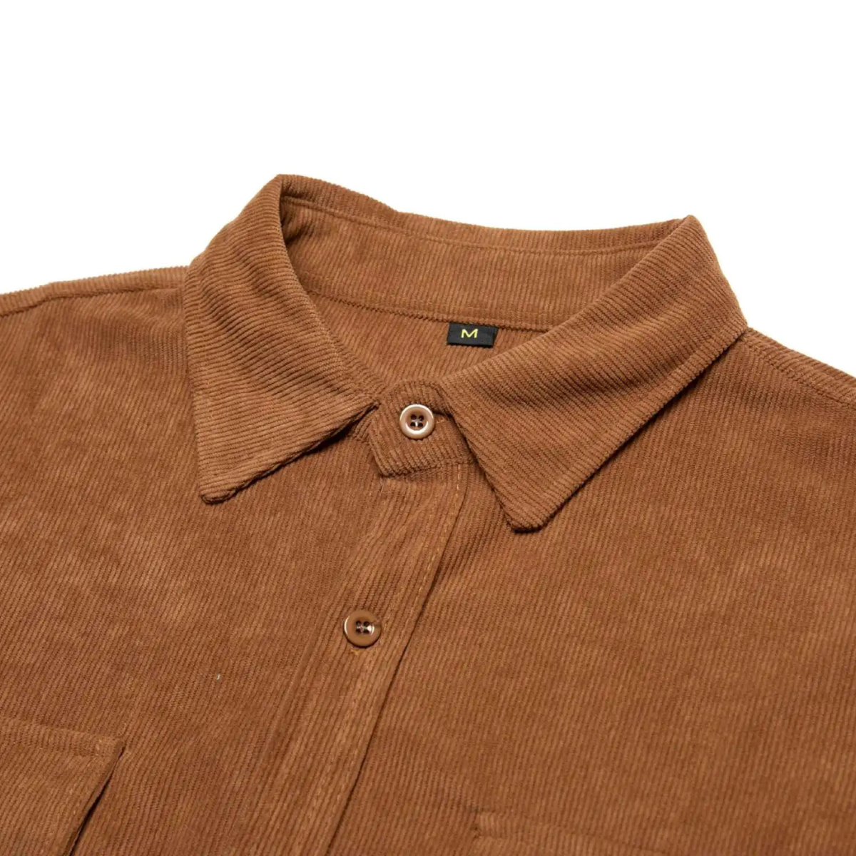 The Positano Men’s Casual Button Up Corduroy Shirt