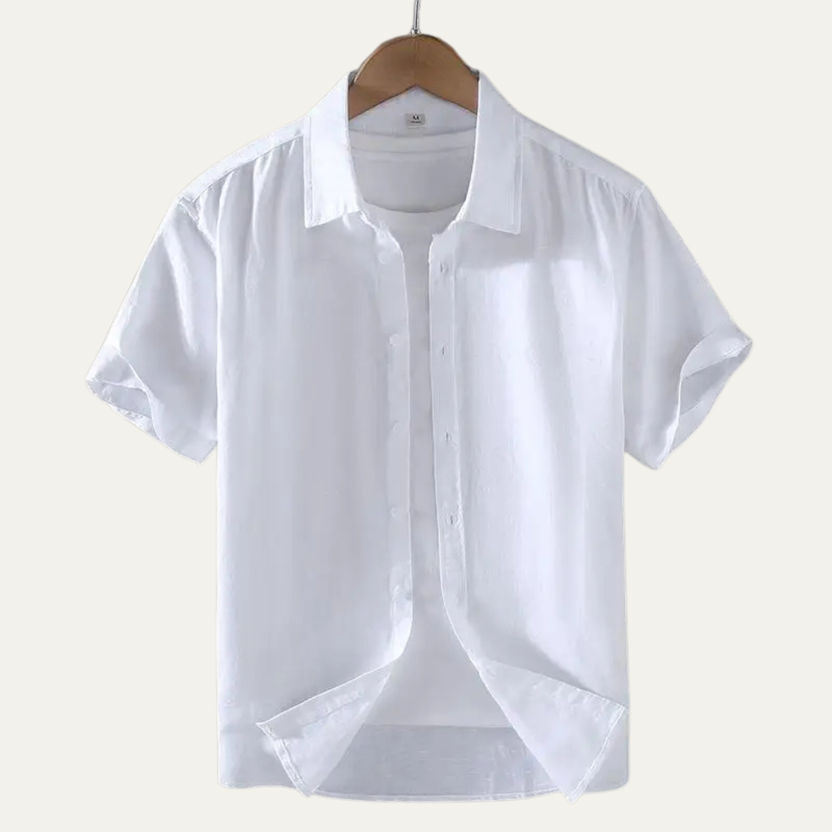 The Potenza Men’s Summer Cotton Linen Button Down Shirt