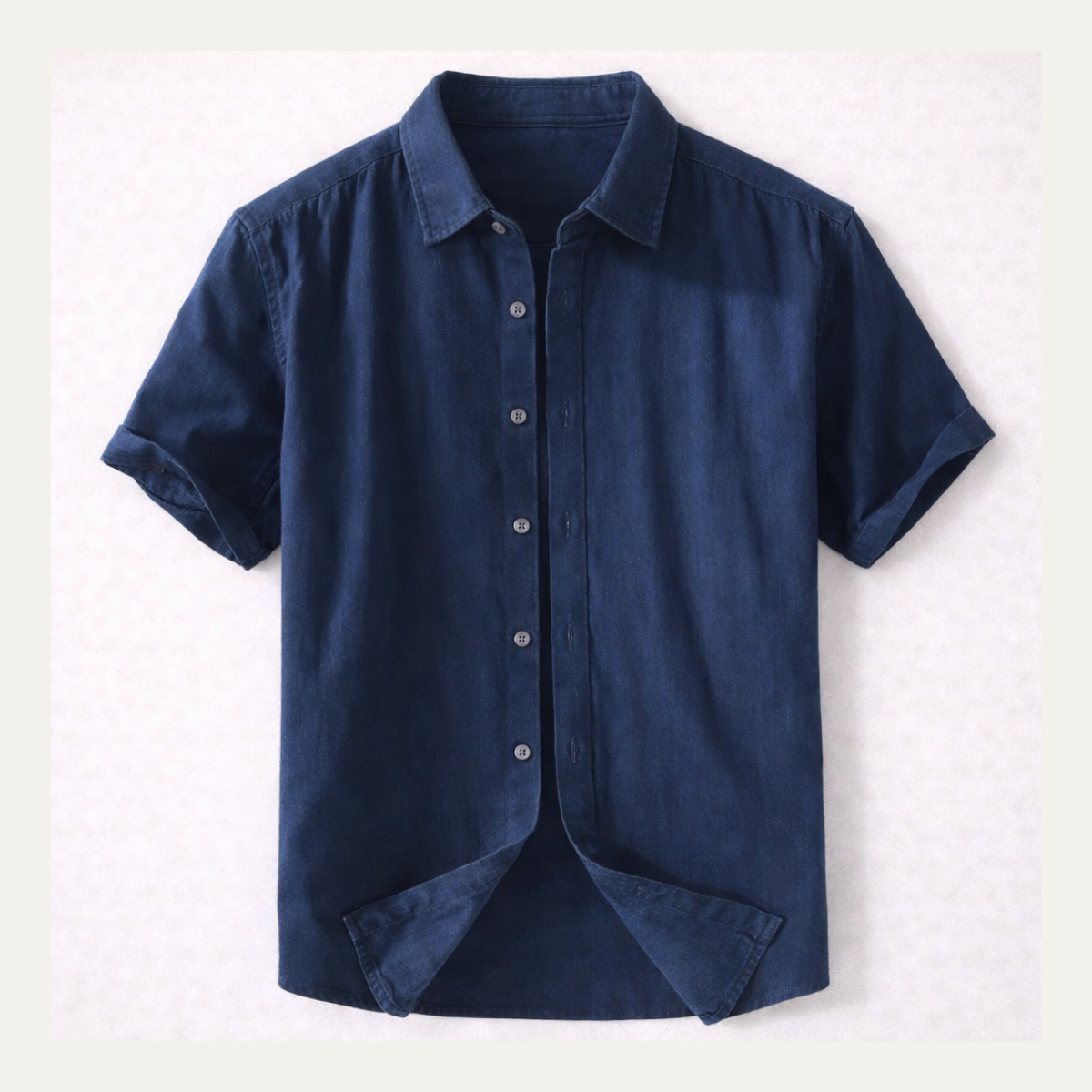 The Potenza Men’s Summer Cotton Linen Button Down Shirt
