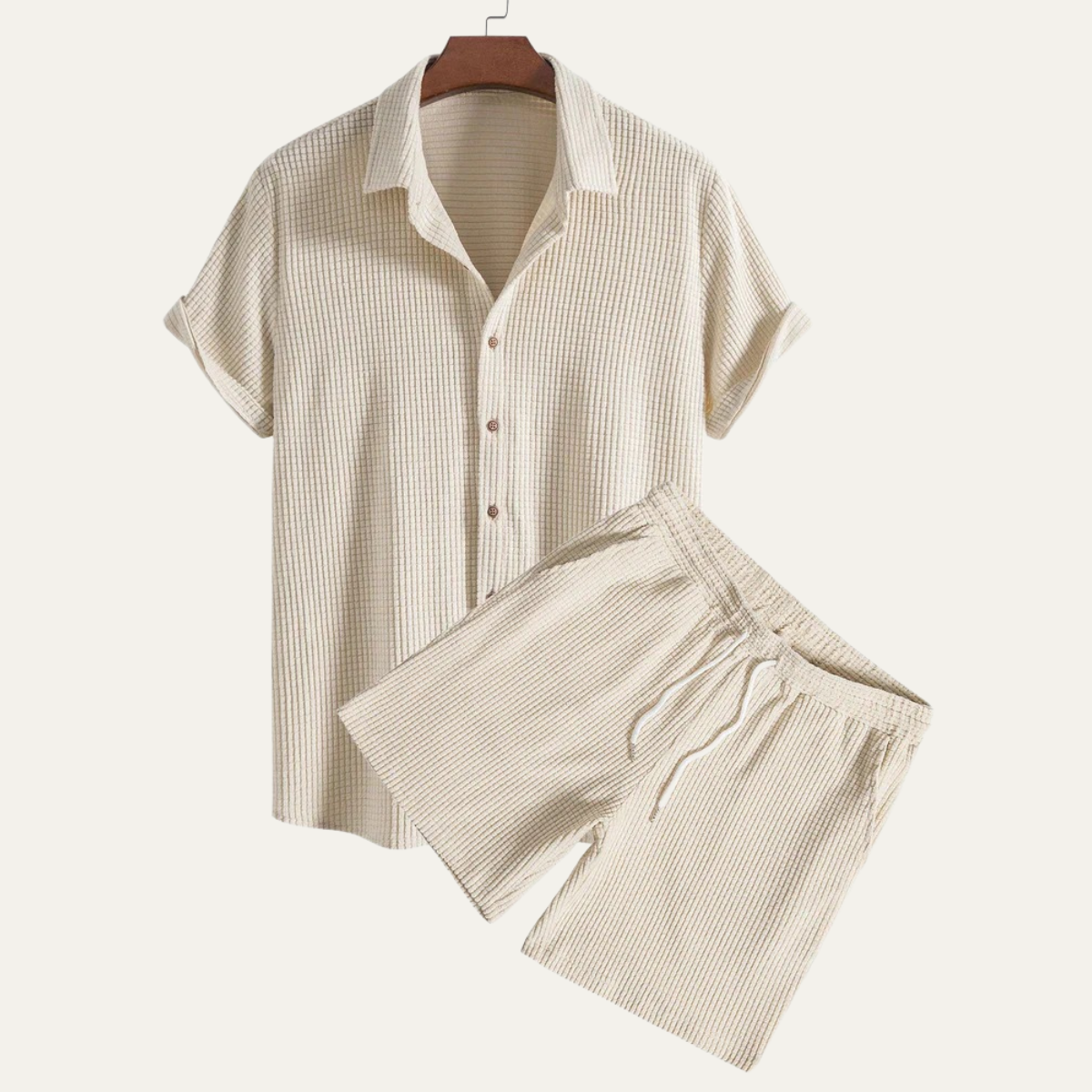 The Montagnana Men's Short Sleeve Shirt and Shorts Set