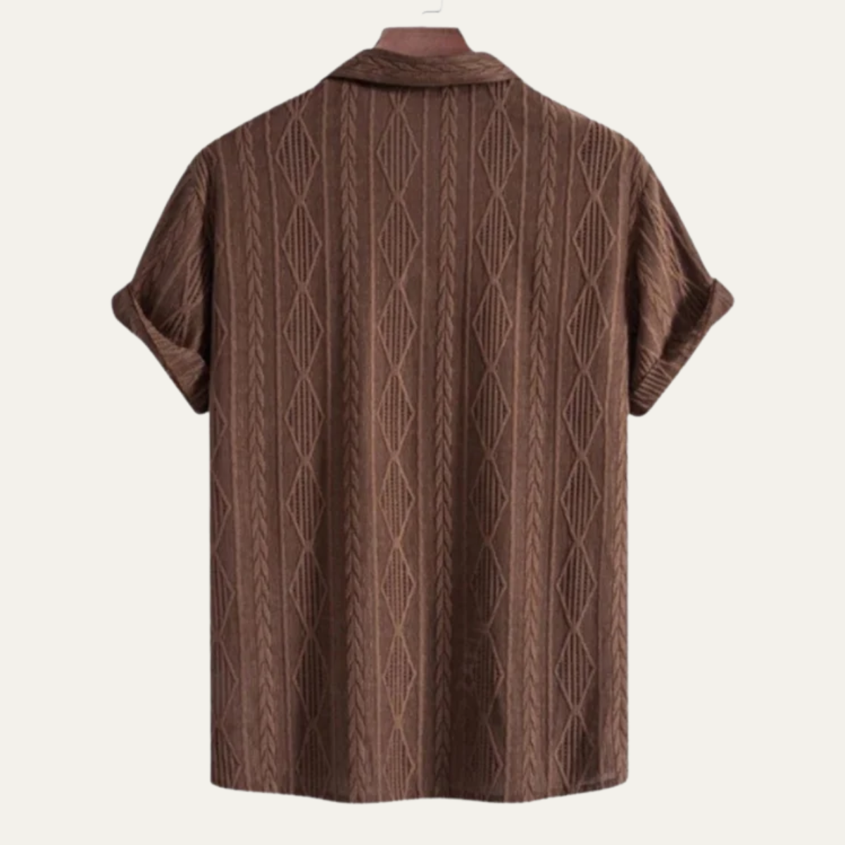 The Stradella Men's Textured Short Sleeve Shirt
